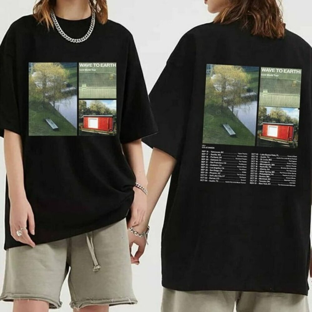 Wave To Earth 003 Tour 2024 Band Music Fan Gift Graphic 2 Sided T-Shirt